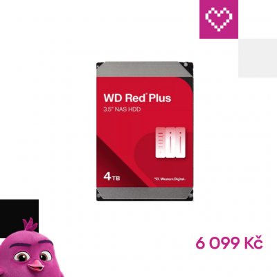 WD Red Plus 4TB, WD40EFZZ – Zboží Živě