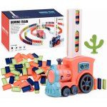 mamido Domino vláček růžový – Zboží Mobilmania