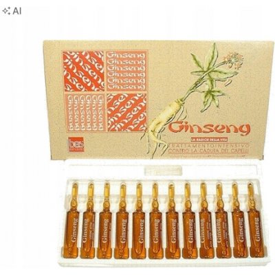 Bes Ginseng Ampule proti padání vlasů s Žen Šenem 12 x 10 ml – Hledejceny.cz