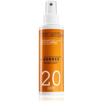 Korres Sun Care Spray Yogurt emulze na opalování SPF20 150 ml