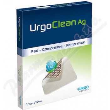UrgoClean Ag lipidokoloid.krytí 10 x 10 cm 10 ks