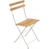 Zahradní židle a křeslo Fermob Skládací židle BISTRO NATURAL Clay Grey