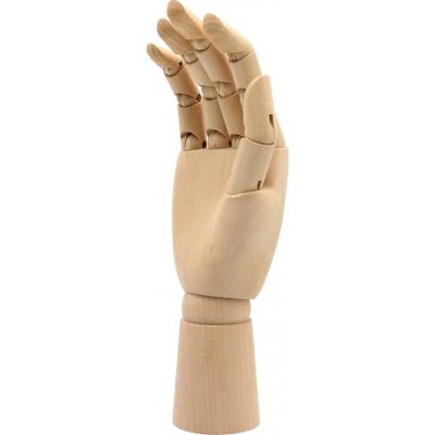 Dřevěná figurka 25 cm - pravá ruka – Zboží Dáma