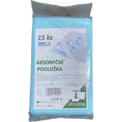 Medicross absorpční inkontinenční podložka 60 x 90cm L 15 ks – Zboží Dáma