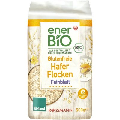 EnerBiO Ovesné vločky bezlepkové 500 g – Zboží Dáma