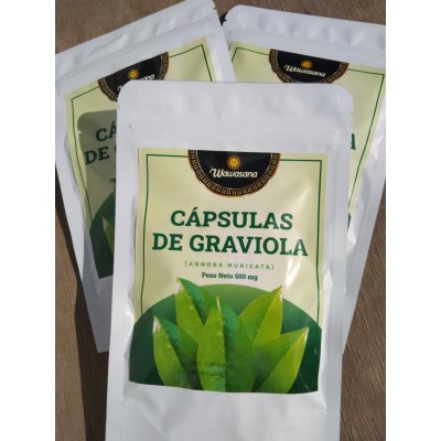 Natural Medicaments Graviola Annona muricata 90 kapslí