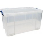 Really Useful box transparentní s víkem 84l – Hledejceny.cz