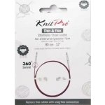KnitPro Thin & Flex Purple otočné ocelové lanko 360° 80Cm – Hledejceny.cz