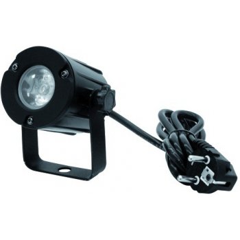 Eurolite LED spot 3W, 3200K, 6°, černý