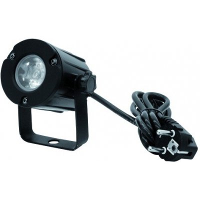 Eurolite LED spot 3W, 3200K, 6°, černý – Zboží Živě