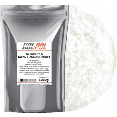 Kol-Pol Vitamín C kyselina L-askorbová 100% prášek 1 kg – Hledejceny.cz