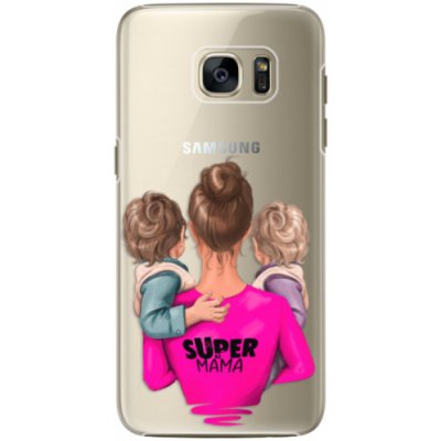 Pouzdro iSaprio - Super Mama - Two Boys - Samsung Galaxy S7 Edge – Zbozi.Blesk.cz