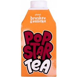 Popstar Tea broskev a vanilka 0,5 l