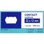 Etikety CONTAKT 22 x 12 bílé ETCONTAKT2212-B – Zboží Živě