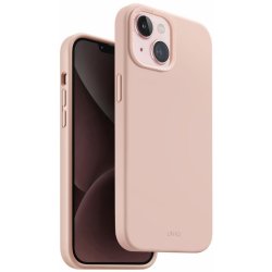 UNIQ Lino Hue MagClick iPhone 15, Blush ružové