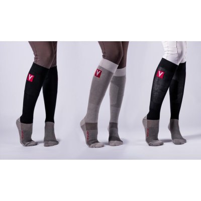 Vetoflex Podkolenky Rider Summer Silver s kompresí černé – Hledejceny.cz