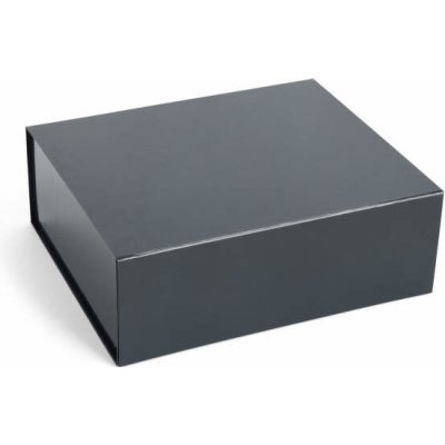 HAY Úložný box Colour Storage M černá – Zboží Dáma