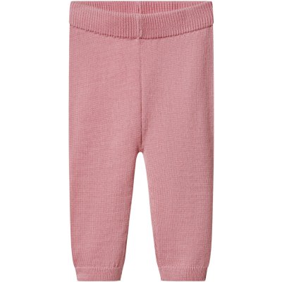 Lupilu Dětské pletené kalhoty z vlny Merino světle růžová – Zboží Dáma
