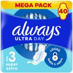 Always Ultra Day & Night hygienické vložky vel. 3 s křidélky 40 ks – Zboží Dáma