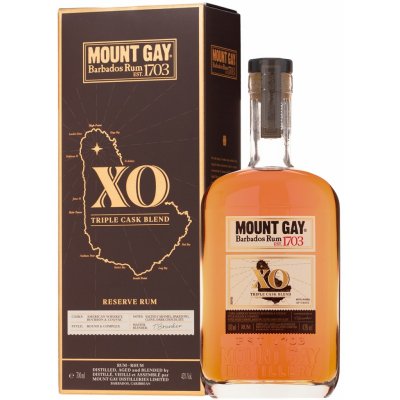 Mount Gay XO 43% 0,7 l (karton) – Zboží Mobilmania