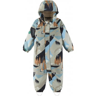 Reima Dětská zimní kombinéza s membránou Puhuri Earthy Beige – Zboží Dáma