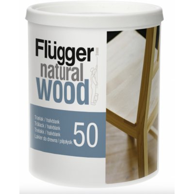 Flügger lak na dřevo 50 0,75 l pololesk – Zbozi.Blesk.cz