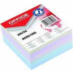 Office Products Záznamní kostky barevné Office Products - 8,5 cm x 8,5 cm x 4 cm / lepená vazba – Zboží Dáma