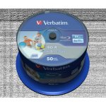 Verbatim BD-R SL 25GB 6x, printable, spindle, 50ks (43812)