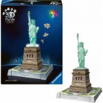 Ravensburger 3D puzzle Iconics svítící Socha svobody Noční edice 128 dílků – Sleviste.cz