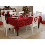 BBK Vánoční ubrus SHINY FLAKES 130x180 cm červená – Zboží Dáma BBK Vánoční ubrus SHINY FLAKES 130x180 cm červená – Zboží Dáma