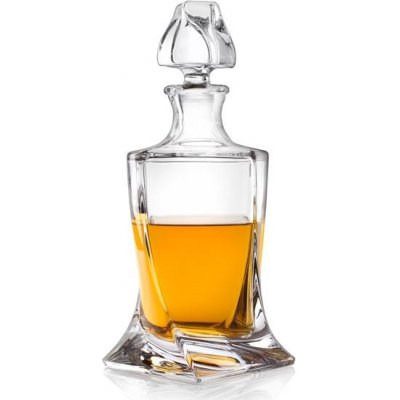 Crystal Bohemia Karafa na whisky QUADRO 0,77 l – Zboží Dáma