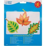 Baker Ross Dekorace listí pískování AX279 6 ks – Zboží Dáma