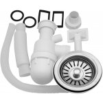 SAPHO Sifon pro dřezy AQ6642B / 7848B / 5848B / 6550B / 4848B/ 5848B včetně pilety, NDAQ2 – Sleviste.cz