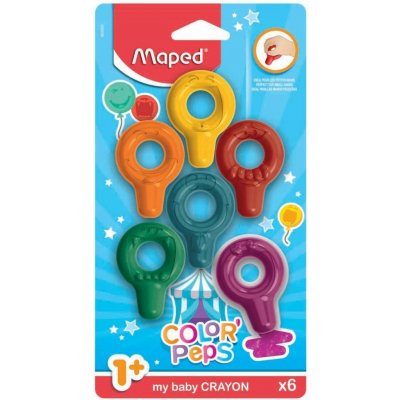 Maped Voskovky Color'Peps Baby Crayons 6 ks – Sleviste.cz