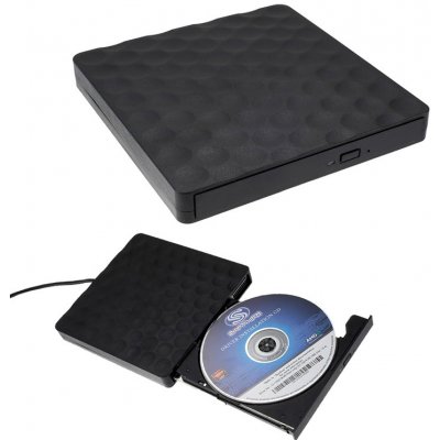 AppleMix Optická mechanika CD / DVD / DVD-RW - externí - USB 3.0 připojení - černá
