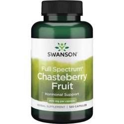 Swanson Chasteberry Fruit Drmek obecný 400 mg 120 kapslí