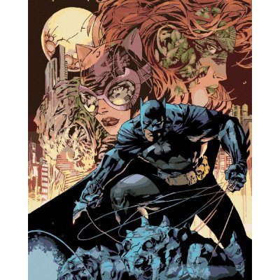 Zuty Batman poison IVy a catwoman 40 x 50 cm bez rámu a bez vypnutí plátna 8596530222644 – Hledejceny.cz