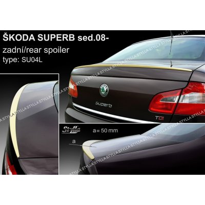 Škoda Superb II sedan 08 - 15 Stylla spoiler zadního víka – Hledejceny.cz