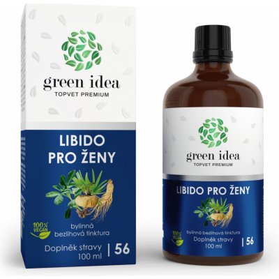 Green idea Tinktura bezlihová Libido pro ženy 100 ml – Hledejceny.cz