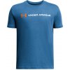 Dětské tričko Under Armour UA B LOGO WORDMARK SS BLU 1380747 406