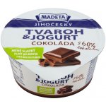 Madeta Jihočeský tvaroh & jogurt čokoláda 135 g – Zboží Dáma