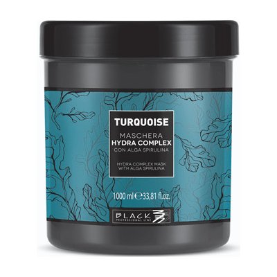 Black Turquoise Hydra Complex Mask Posilující maska s extraktem z mořské řasy 1000 ml – Zboží Mobilmania