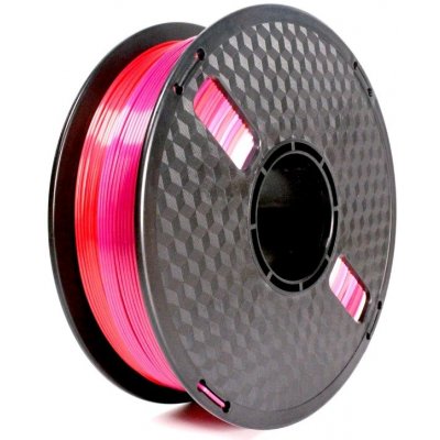Gembird PLA, 1,75mm, 1000g, 3DP-PLA-SK-01-RP, silk rainbow, červená/fialová – Zboží Živě