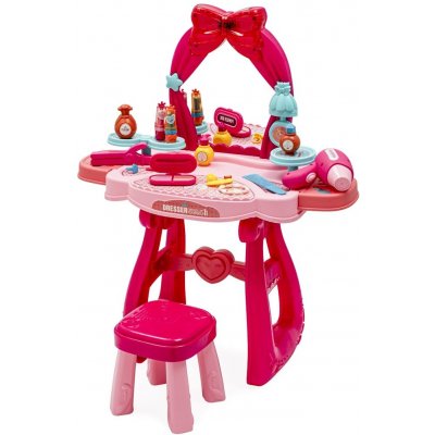 BABY MIX Dětský toaletní stolek s hudbou a židličkou – Sleviste.cz