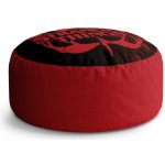Sablio Taburet Circle Stranger Things Red: 38x48 cm – Zboží Mobilmania
