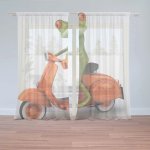 Záclony Žába na motorce: 2 ks - 150x250 cm - Sablio – Hledejceny.cz