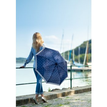 Doppler Mini Fiber Sailor dámský skládací mechanický deštník modrý od 359  Kč - Heureka.cz