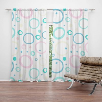 Sablio Závěs Bublifuk: 2ks 140x250cm – Hledejceny.cz
