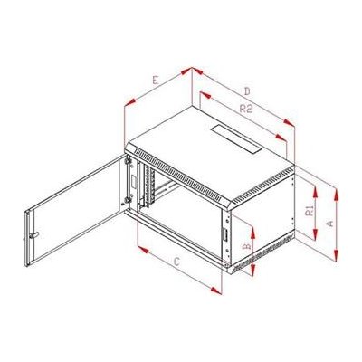 Triton 19" 18U 600x400mm RBA-18-AS4-CAX-A1