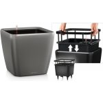 Lechuza Květináč Quadro LS Antracit 21 cm – HobbyKompas.cz